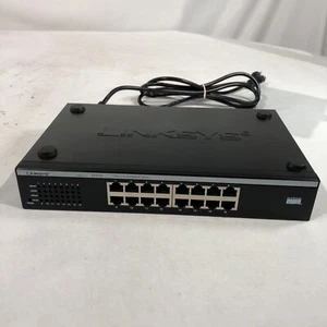 Linksys EF4116 16-Port 10/100 Ethernet Network Switch W/ Power Cable Tested - Picture 1 of 5