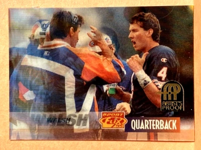 1995 Sport Flix STEVE WALSH Artist's Proof Card #54 Bears - Image 1 of 2