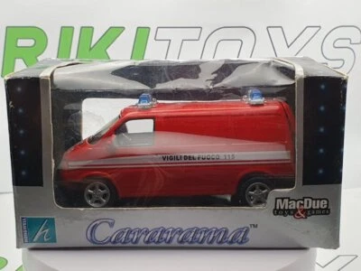 Volkswagen T4 Vigili Del Fuoco Cararama 1/43 Con Scatola - Immagine 1 di 2