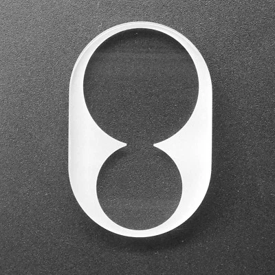 Philip Stein Signature Repuesto Cristal Mineral Contorno Blanco Talla 2 Foto 1 de 3