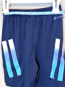 adidas Boy's Bold 3-Stripes Shorts (Toddler/Little Kids) Navy 5 Little Kids - Picture 1 of 6