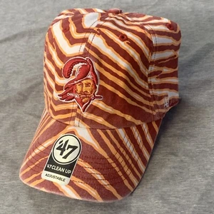 Tampa Bay Buccaneers ’47 Marca Limpieza Retro Zubaz Bucs Sombrero Ajustable - Imagen 1 de 14