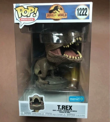 Funko Pop #1222 10" T.Rex Walmart Exclusivo Jurassic World Figura Tyrannasaurus Foto 1 de 4