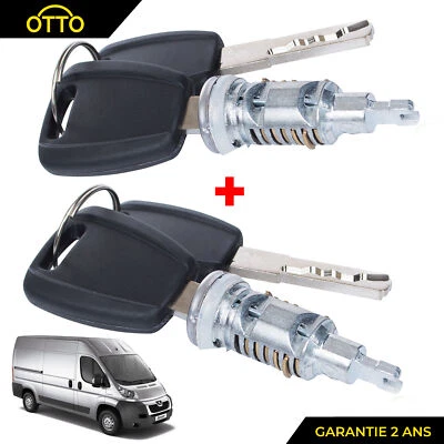 Barillet Verrou de Porte avec Clé pour Fiat Ducato Depuis 2006 idem 735423244 - Photo 1/4