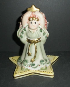 Fitz and Floyd Moonbeams Angel Candleholder- New in Box - 2063/292 - Picture 1 of 5
