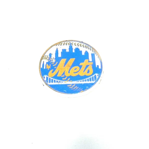 VINTAGE METS RUBBER BASEBALL MAGNET 1.5" MLB METS VINTAGE MAJOR LEAUGE BASEBALL Cover