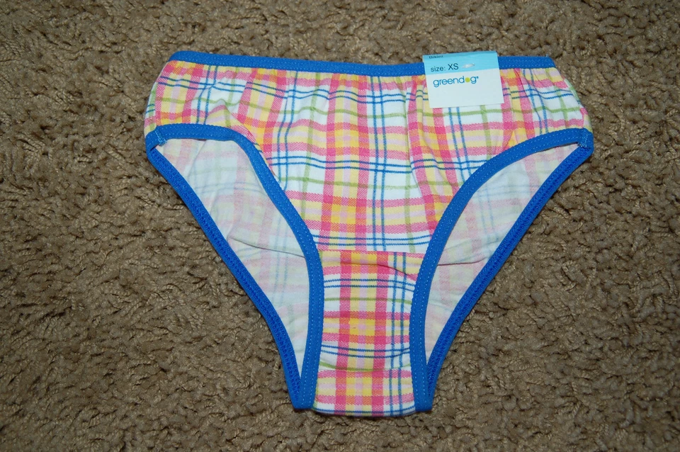NWT Girls Greendog Bikini Underwear X-Small (2-3) Small (4-6) M(8-10) L(12-14) — 第 1/1 张图片