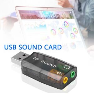 3D Speaker Interface Sound  Adapter Audio Adapter Sound Card Stereo Sound Card