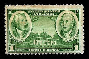 US 785 1c Army Mt. Vernon UNUSED F/VF NH No Gum Perf 11x10.5 1936 USA - Picture 1 of 2