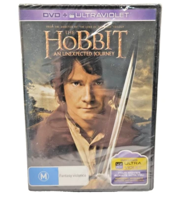 The Hobbit An Unexpected Journey (DVD, 2012) drama New Sealed Fast Post  3 - Image 1 of 2
