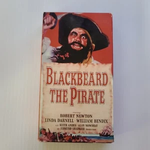 Blackbeard the Pirate Alpha Video VHS Robert Newton Irene Ryan - Imagen 1 de 3