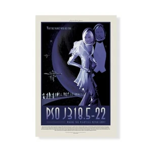Impresión En Lienzo O Papel Póster O Cuadro JPL WHERE THE NIGHT LIFE NEVER END - Imagen 1 de 2