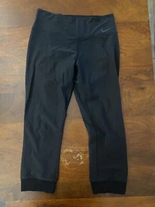 NIKe TEN ONE WOMEN LEGGING Straight M DRI FIT BLACK PREOWN - Picture 1 of 10