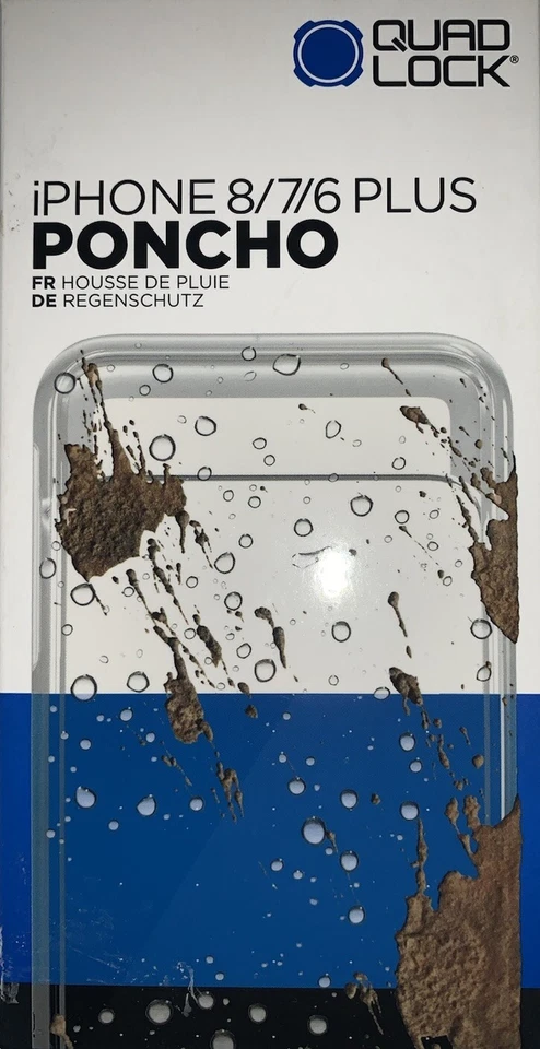 Quad Lock iPhone 6 Plus, iPhone 7 Plus Or iPhone 8 Plus Poncho. - Image 1 of 1