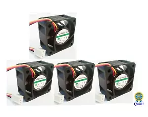 Set 4x Ventilatori Silenziosi per Nortel 4548GT-PWR, Basso Rumore Migliori per Rete Domestica - Foto 1 di 5