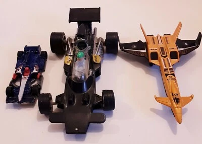 Lot 3 Lotus Zee Matchbox 2011 Twin Blast Mattel Diecast Plane FL Racer Red Line - Image 1 of 4