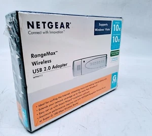 Netgear RangeMax Wireless USB 2.0 Adapter WPN111 - Picture 1 of 4