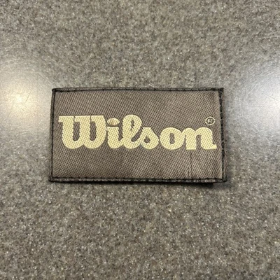 Vintage Wilson Baseball Fabric Embroidered Logo Sew On Patch Unique 1.5 x 2 3/4” - Image 1 of 4