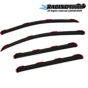 In-Channel Window Visor Wind Guard 4pcs for 2009-2016 Audi A4 - Picture 1 of 7
