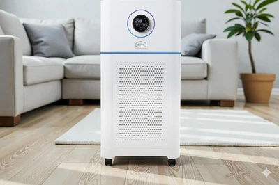 Djive PURE 800 2in1 Profi Luftreiniger Luftbefeuchter 60qm APP steuerbar weiß - Bild 1 von 4