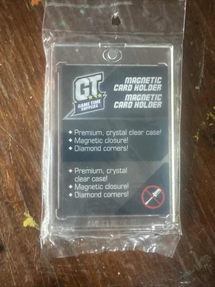 GT Game Time Supplies Magnetic Card Holder Crystal Clear Case - Image 1 of 1