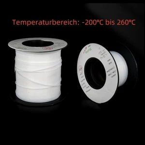 Teflonschlauch PTFE Schlauch Hochtemperatur-Kapillarrohr ID 0,3~3,5mm -200℃~260℃ - Picture 1 of 33