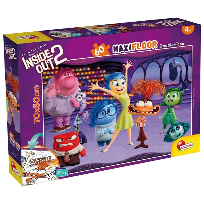 Yeppon Puzzle Double Face 60 Pezzi Cartone Animato - Immagine 1 di 1