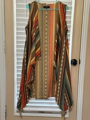 二手 状况良好 L&B Lucky & Blessed Western Duster - 和服 尺寸 L — 第 1/4 张图片