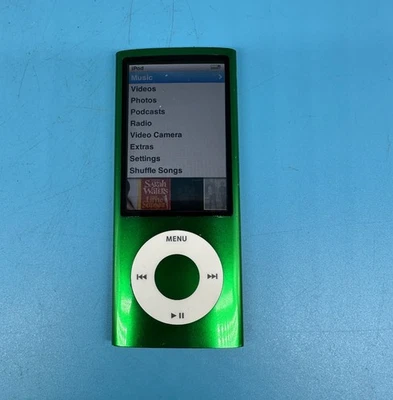 Apple iPod Nano A1320 5a Generazione Lettore multimediale MP3, Verde - Testato - Immagine 1 di 4