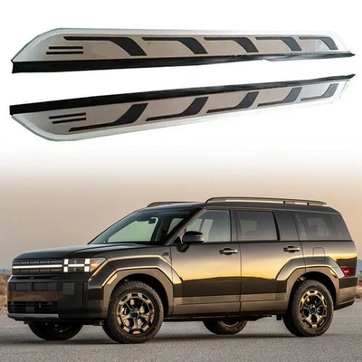 2Pcs Running Boards Side Steps Nerf Pedals Bar Fits For Hyundai Santa Fe 2024+ - Image 1 of 4