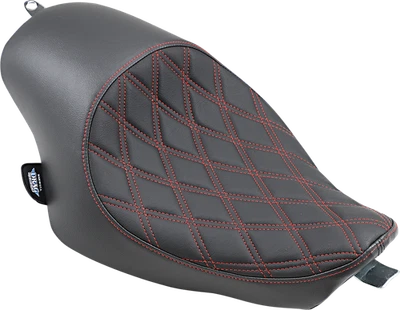 Harley Sportster XL Drag Specialties Red Diamond Stitch 3/4 asiento individual 2004-2022 Foto 1 de 3