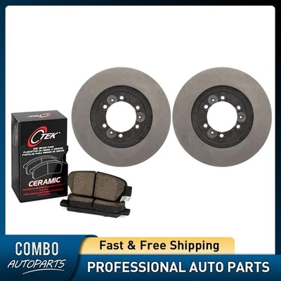 Juego de pastillas de freno de disco delanteras rotor de freno de disco C-Tek para Honda Passport 1994-2001 Foto 1 de 4