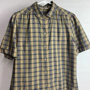 Women’s Vintage Levi Strauss Short Sleeve Blouse Size 16 Button Front - Picture 1 of 9