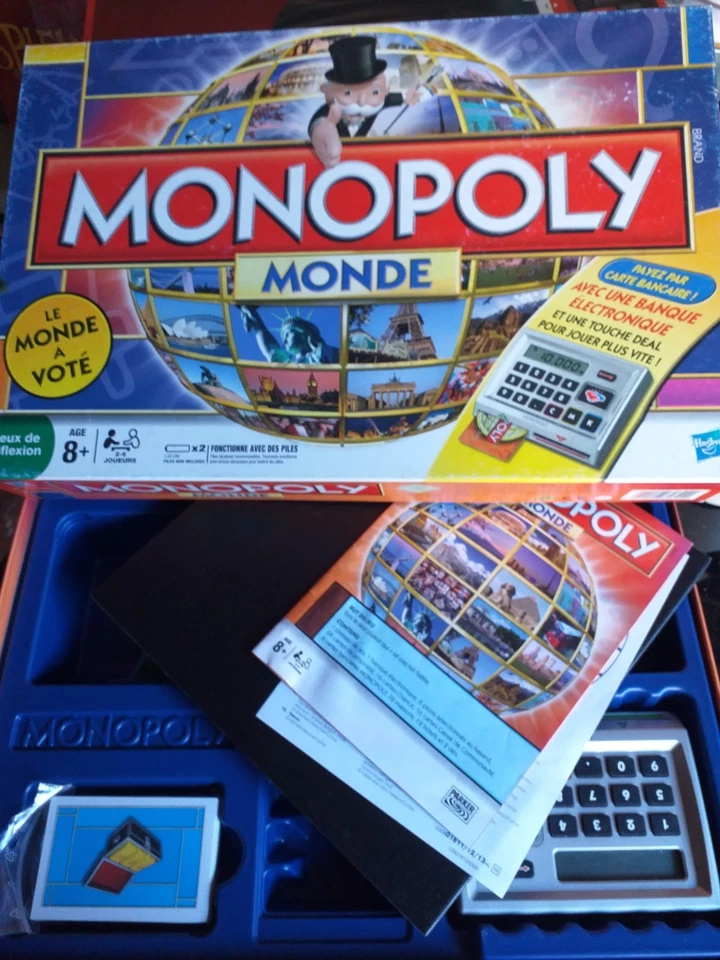 Jeu de société:  MONOPOLY MONDE. Bon état. - Photo 1/1