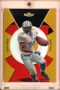 2005 Topps Finest #2 Gold Refractor /49 Kevin Jones Lions Running Back NM+  - Bild 1 von 2