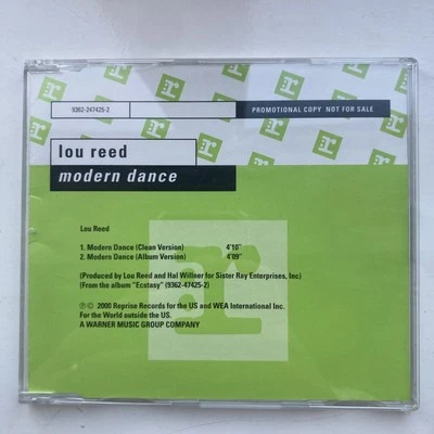 Lou Reed:  Modern Dance (Clean & Album versions)   EX GERMAN PROMO    CD Single - Image 1 of 3