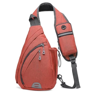 Small Sling Bag Crossbody Hiking Bag 9.36L Shoulder Bag with Headphone Jack, ... - Bild 1 von 6