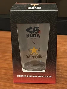 NEW Kura Sushi x Sapporo Beer Glass Limited Edition 2025 - SEALED - Picture 1 of 5