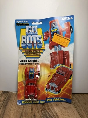 Гоботы КРАСНЫЙ ХОРОШИЙ РЫЦАРЬ Винтаж 1984 Тонка 80-е Оригинал На Открытой Карте - Изображение 1 из 4