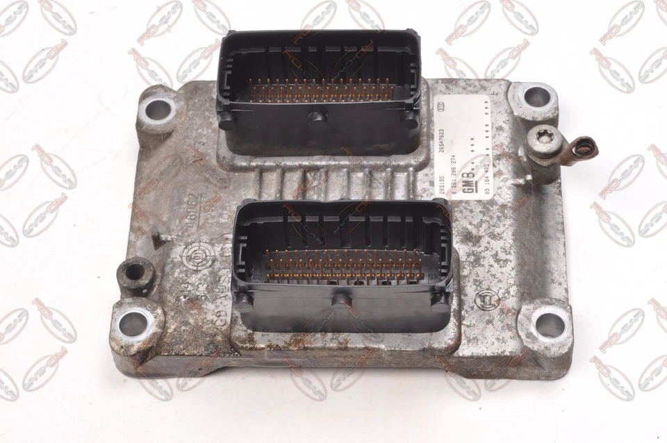 OPEL CORSA C 1.2 16V 75PS Centralina Motore 09164475 - Immagine 1 di 4