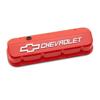 Proform 141-871 Slant Edge Valve Covers for Chevy Big Block Orange Aluminum - Image 1 of 4