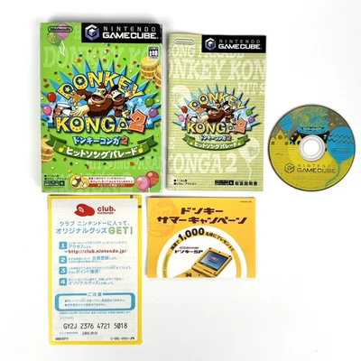 Donkey Konga 2 Nintendo GameCube Importación Japonesa Japón Completo Foto 1 de 4