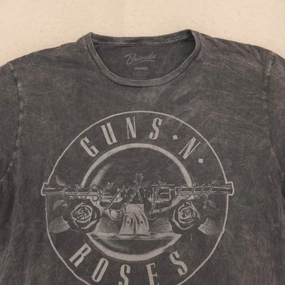 Camiseta Guns N Roses Manga Corta Gráfica Banda Adulto Hombre Talla Grande L Gris Foto 1 de 4