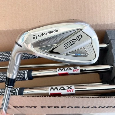 TAYLORMADE SIM2 MAX IRONS 7 PC SET #5-PW,AW STL STIFF *LEFT-HANDED OPEN BOX 1212 - Image 1 of 4