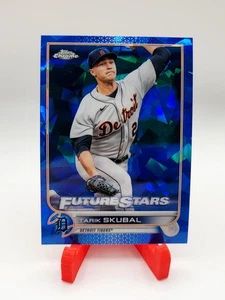 2022 Topps Chrome SAPPHIRE Tarik Skubal Future Stars #423 Detroit Tigers - Picture 1 of 2