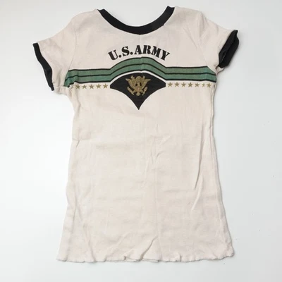 Винтажная футболка 70-х годов армия США молодежная средняя звонарь мягкая тонкая военная детская - Изображение 1 из 4