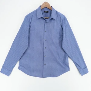 Camisa de vestir Theory para hombre XL azul Sylvain Adeney elástica con botones manga larga - Imagen 1 de 10