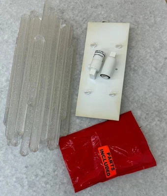 Бра настенное изобразительное искусство освещение ручной работы Diamantina 2 лампы 887550ST 16,5 дюйма высота - Изображение 1 из 4