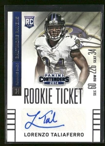 2014 Panini Contenders #154 Lorenzo Taliaferro Auto RC - Picture 1 of 2