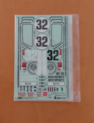 Tamiya RC Decal 1/8 Glow Engine Rover Mini Cooper / 44021 NEW NIB 1999 - Bild 1 von 4